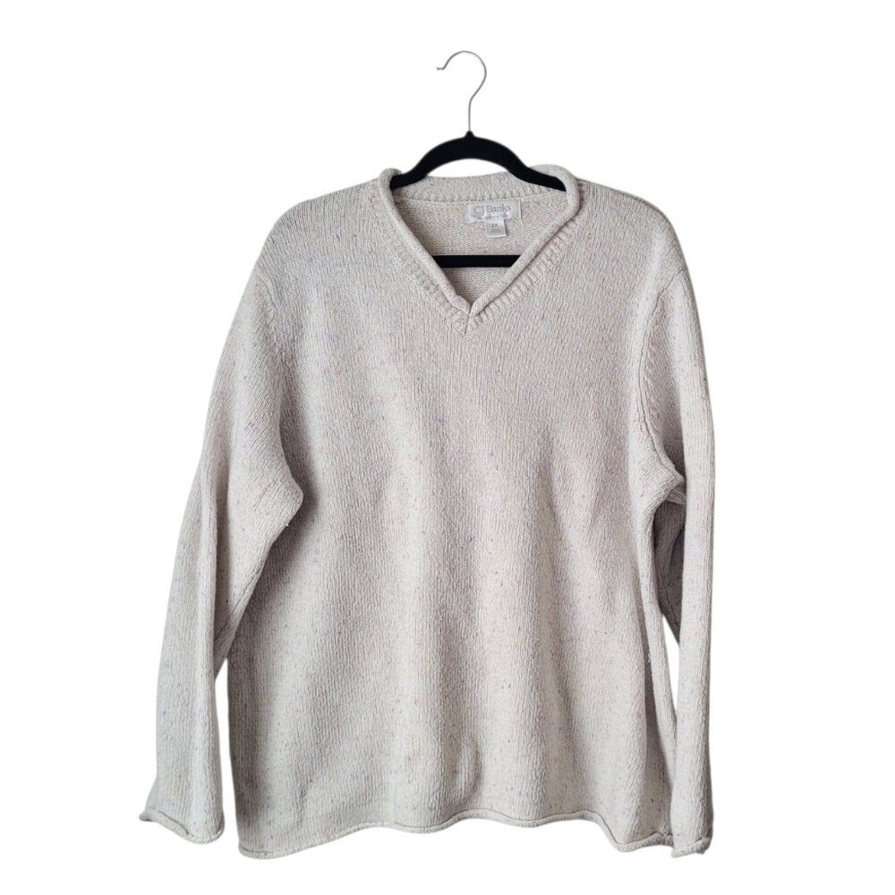 CJ Banks Confetti Speckled Knit Sweater